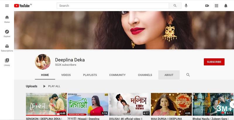 Wiki Deeplina Deka | Altura, edad, novio, familia, biografía y más 18 Canal de YouTube de Deeplina Deka