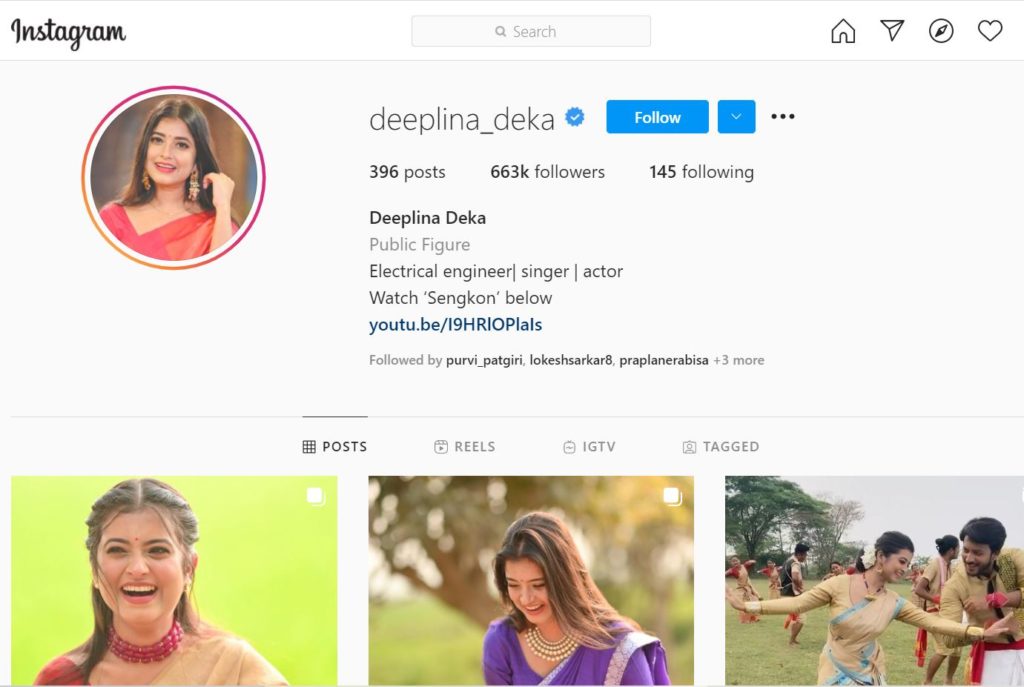 Wiki Deeplina Deka | Altura, edad, novio, familia, biografía y más 44 Cuenta de Instagram de deeplina deka