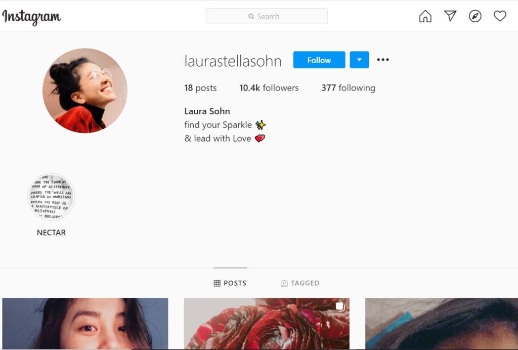 Wiki, altura, edad, novio, familia, biografía y más 14 Cuenta de Instagram de Laura Sohn